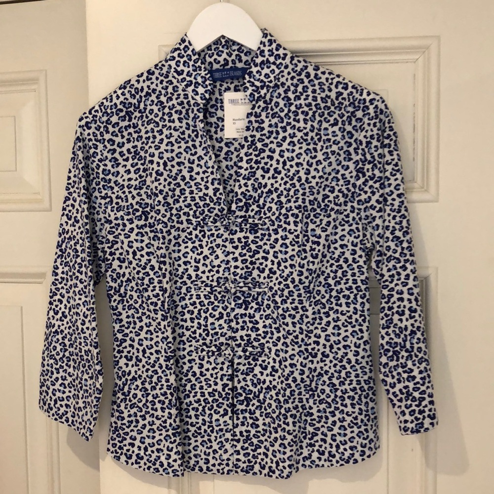 Mandarin jacket top